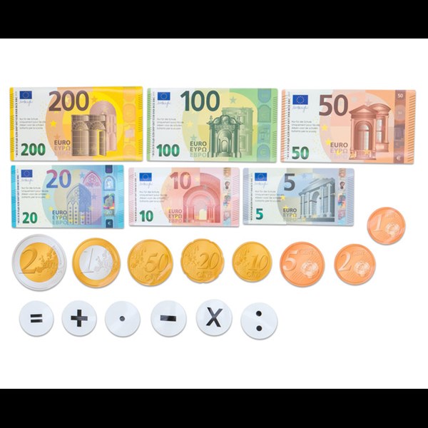 Euro Magnet-Rechengeld im Sortierkoffer