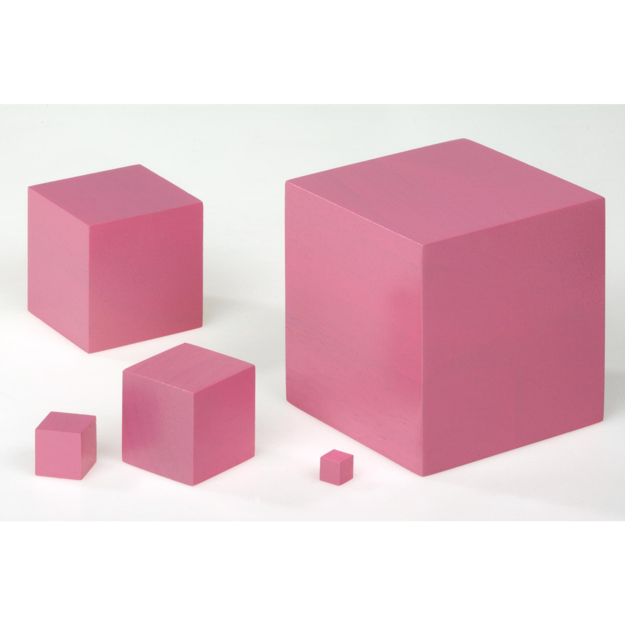 Würfelturm in rosa mit 10 Würfeln