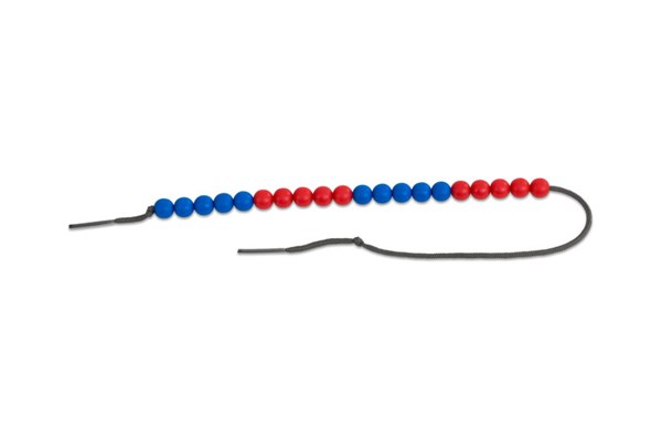 Rechenkette  ZR 20 rot/blau  (5-er Schritte)