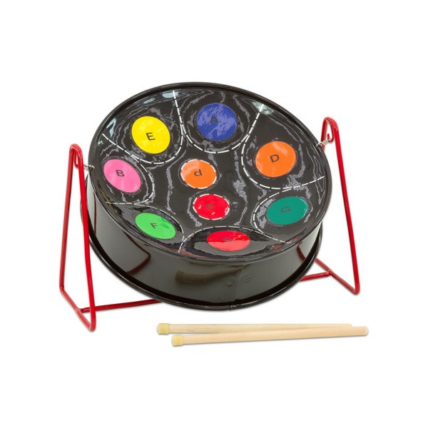 Farbige Steeldrum - Rainbow