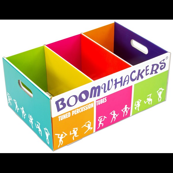 Bunte Aufbewahrungsbox für Boomwhackers