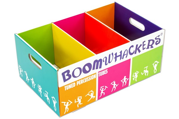 Bunte Aufbewahrungsbox für Boomwhackers