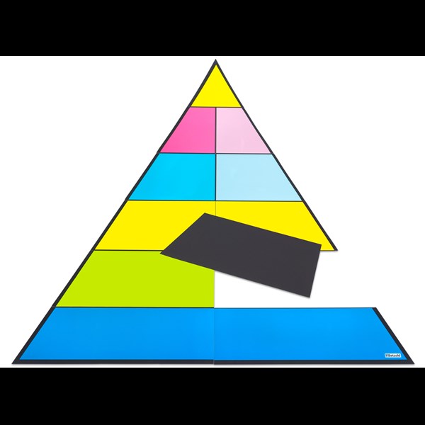 Lebensmittelpyramide für die Tafel
