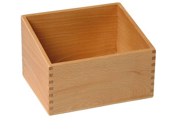 Holzbox für 30 Fühl- und Tastplatten,