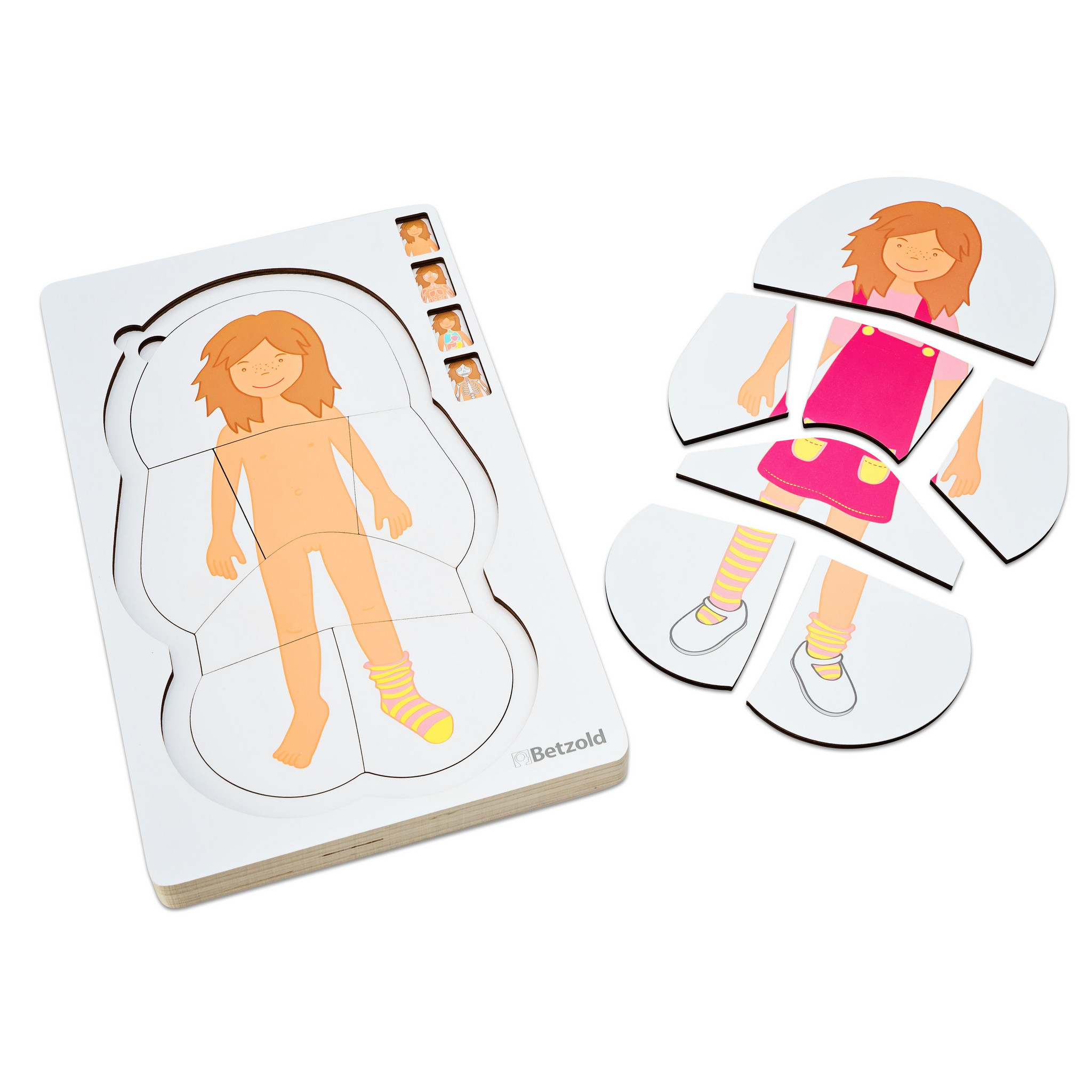 Betzold Lagenpuzzle „Anatomie“ Mädchen