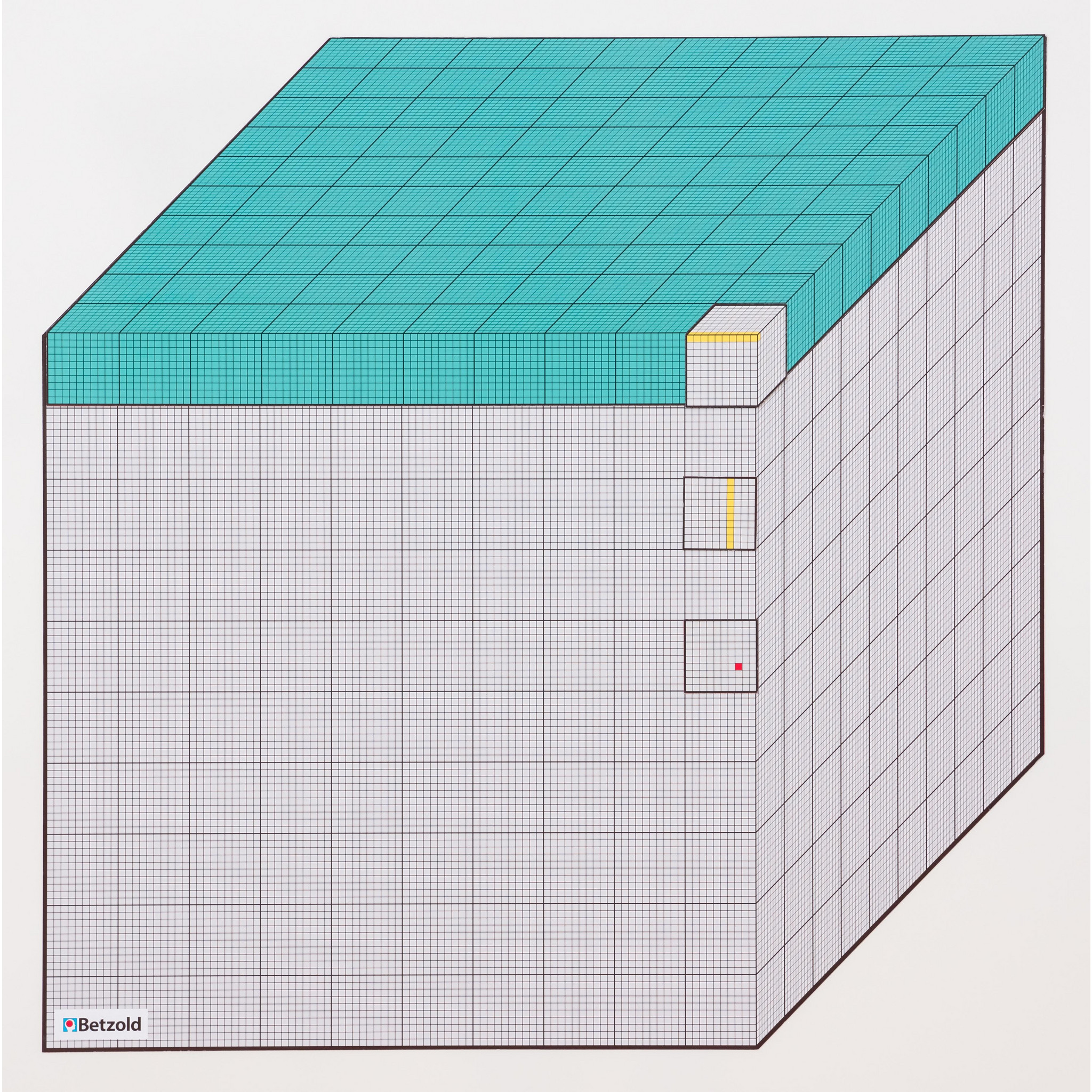 Die Million - magnetisches Tafelmodell