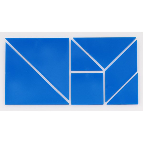 Tangram in Sortierbox mit Deckel