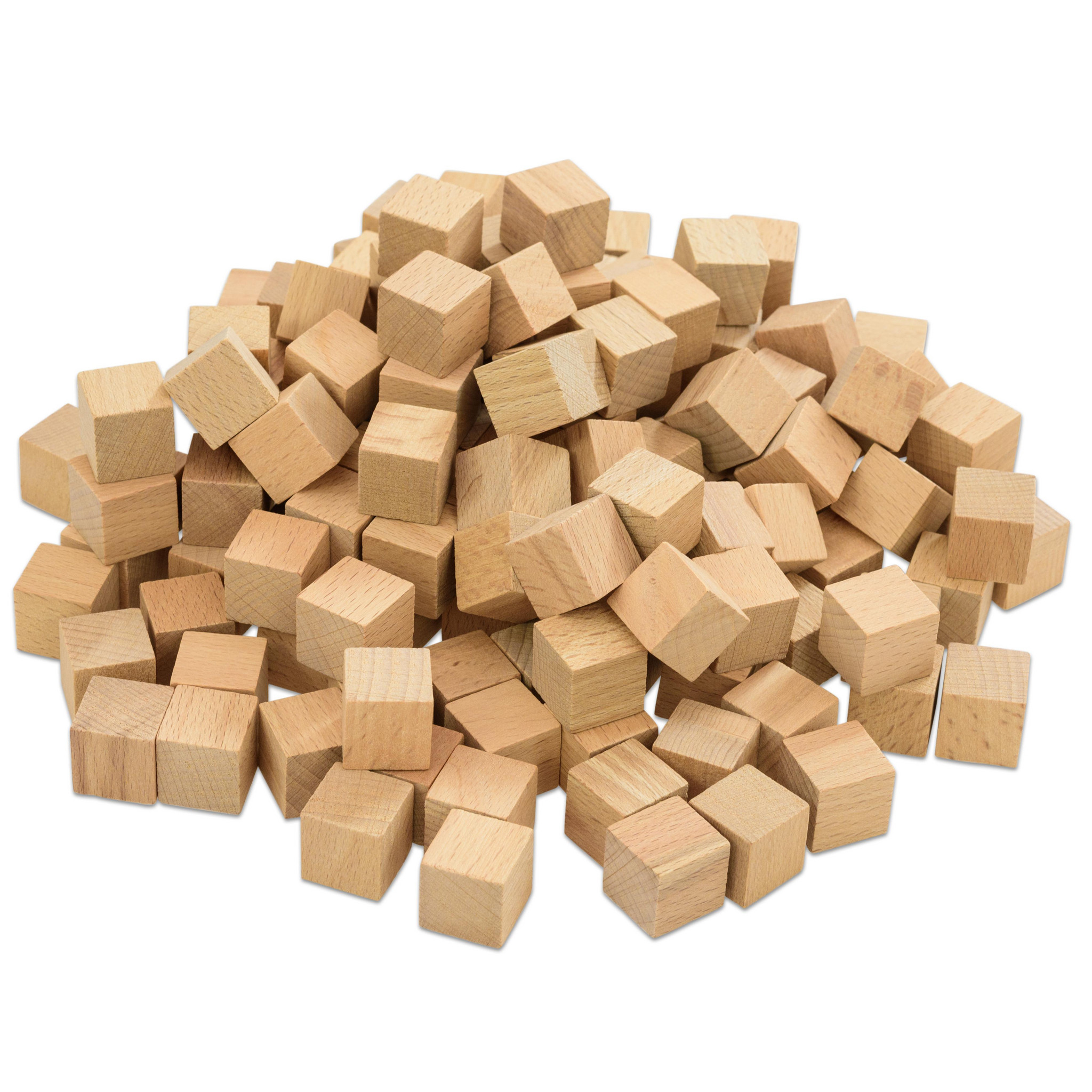 Holzwürfel, naturbelassen, 150 Stück