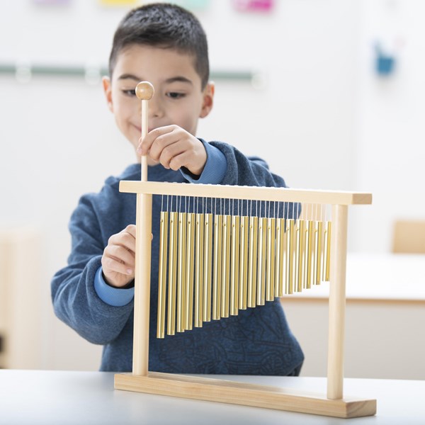 Bar-Chimes mit Holz-Stativ