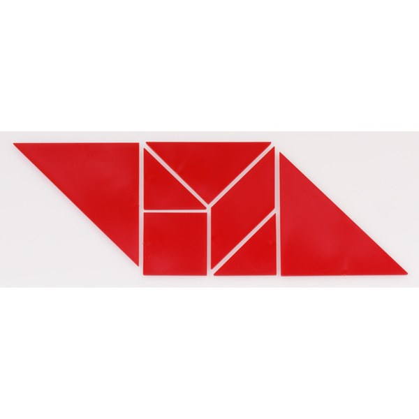 Tangram in Sortierbox mit Deckel