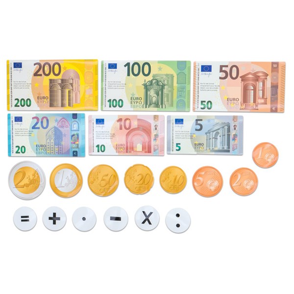 Euro Magnet-Rechengeld im Sortierkoffer