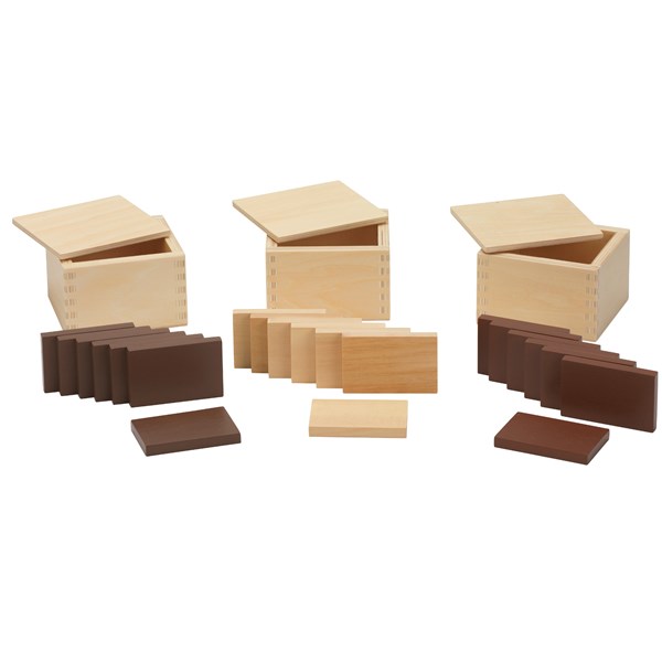 Gewichtstäfelchen aus Holz