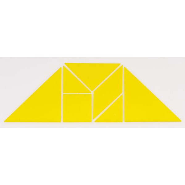 Tangram in Sortierbox mit Deckel