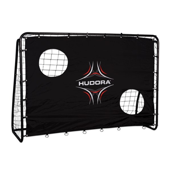 Fussballtor mit Torwand