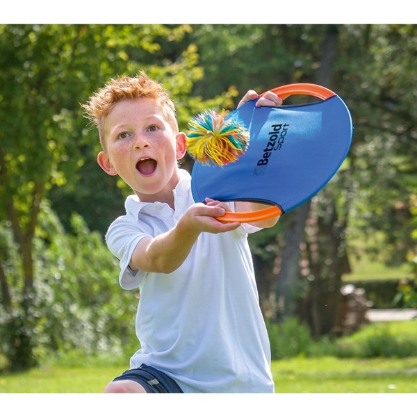 Wuselball-Springspiel mit 2 Schlägern Ø 35 cm,