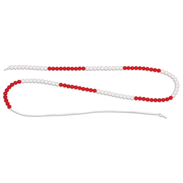 Rechenkette ZR 100 Rot/Weiß (10-er Schritte)