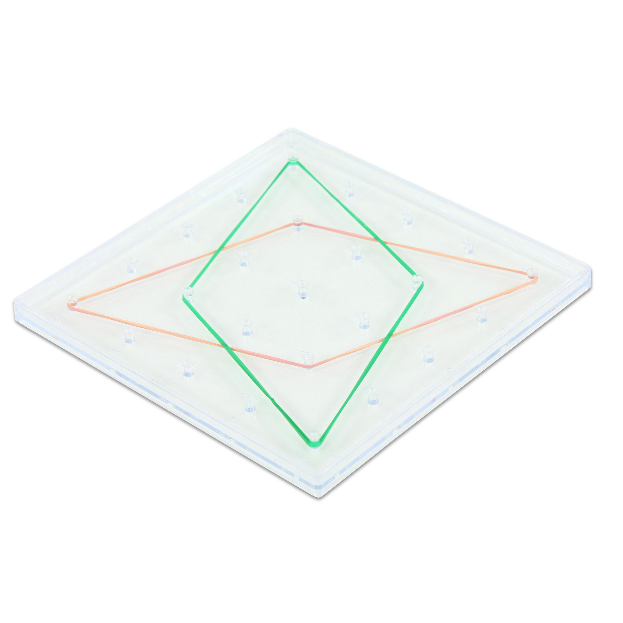 Klassensatz mit 30 transparenten Geometrieboards