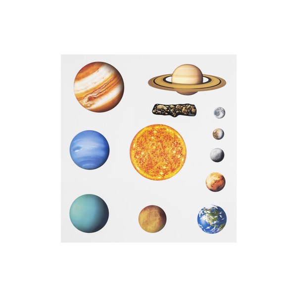 Magnetisches Solar-System für die Tafel