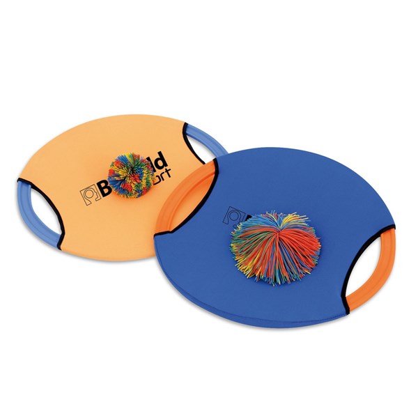 Wuselball-Springspiel mit 2 Schlägern Ø 35 cm,