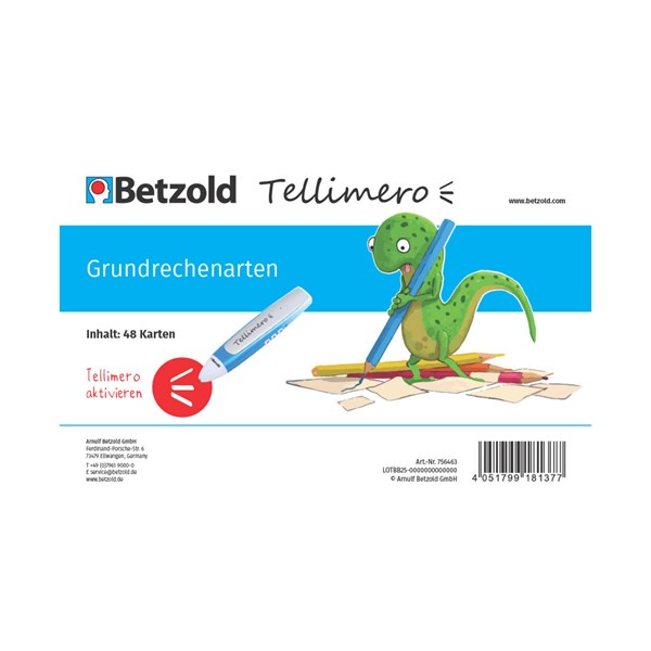 Tellimero Rechenkarten „Grundrechenarten“