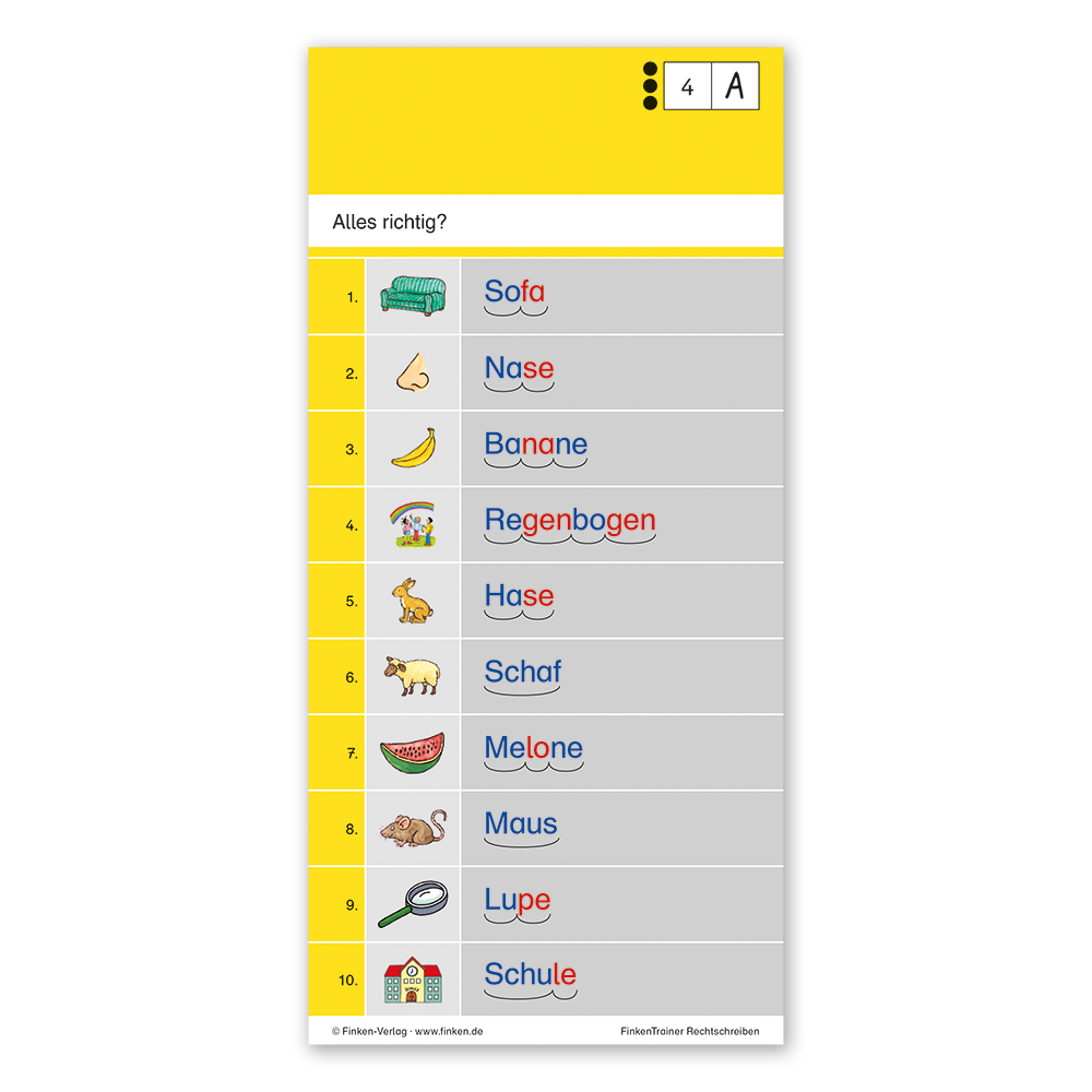 Finken Trainer Rechtschreiben