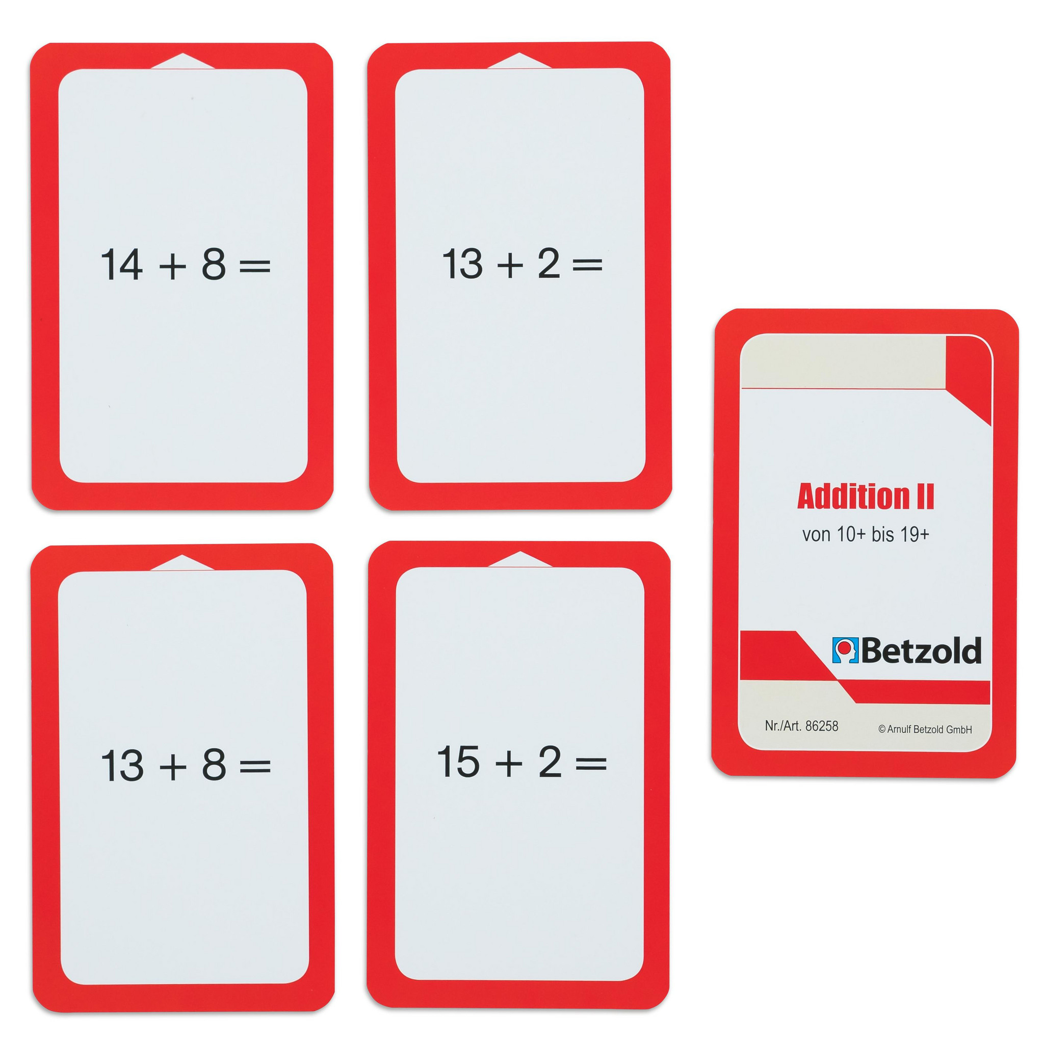 Spielkarten Addition II