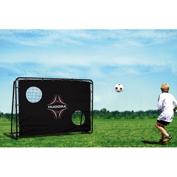 Fussballtor mit Torwand
