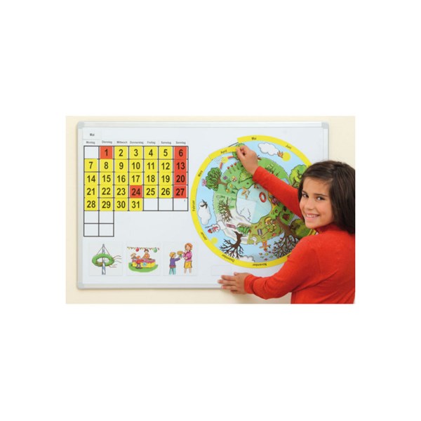 Magnettafel: Unser Jahr