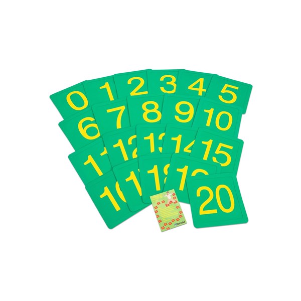 21 Zahlenmatten in stabiler Box