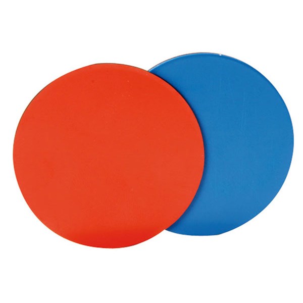 100 Wendeplättchen rot/blau,