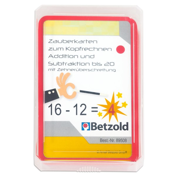 Zauberkarten zum Kopfrechnen Rechnen bis 20
