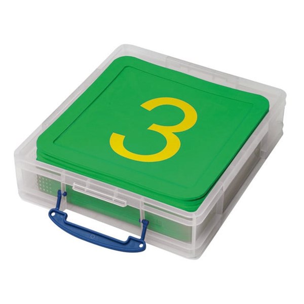 21 Zahlenmatten in stabiler Box